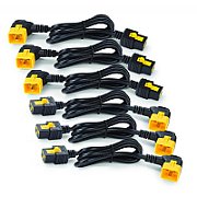 Power Cord Kit (6 ea), Locking, C19 to C20 (90 Degree), 1.8m_1