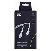 Green Cell GC PowerStream USB cable USB 3.2 Gen 1 (3.1 Gen 1) 0.3 m USB C White_7