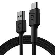 Green Cell KABGC22 USB cable USB 2.0 1.2 m USB A USB C Black_1