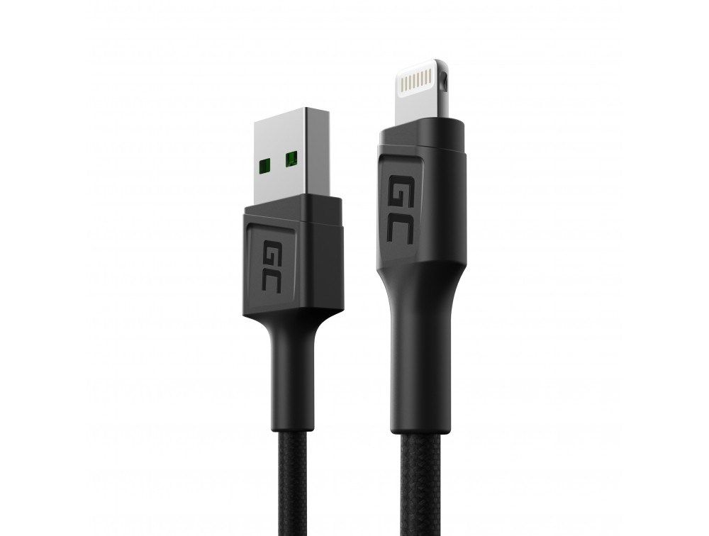 Green Cell KABGC24 lightning cable 0.3 m Black_2