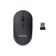 DICOTA D32003 Wireless SILENT V2 Office Ambidextrous 800/1200/1600 dpi Mouse Black_1