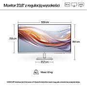 MONITOR HP LED IPS 23 8  524sh (94C19E9) 100Hz_12