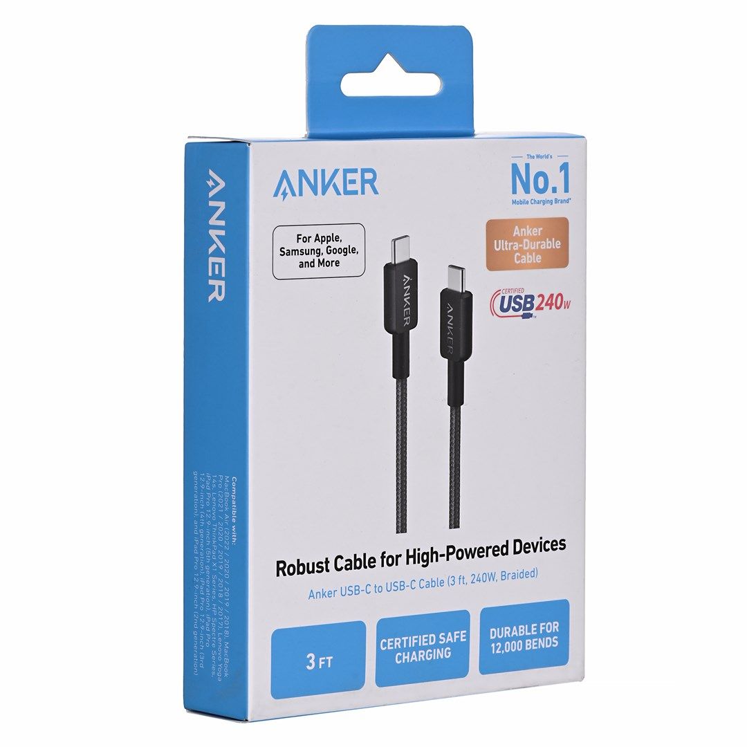 Anker A81D5H11 USB cable 0.9 m USB C Black_6