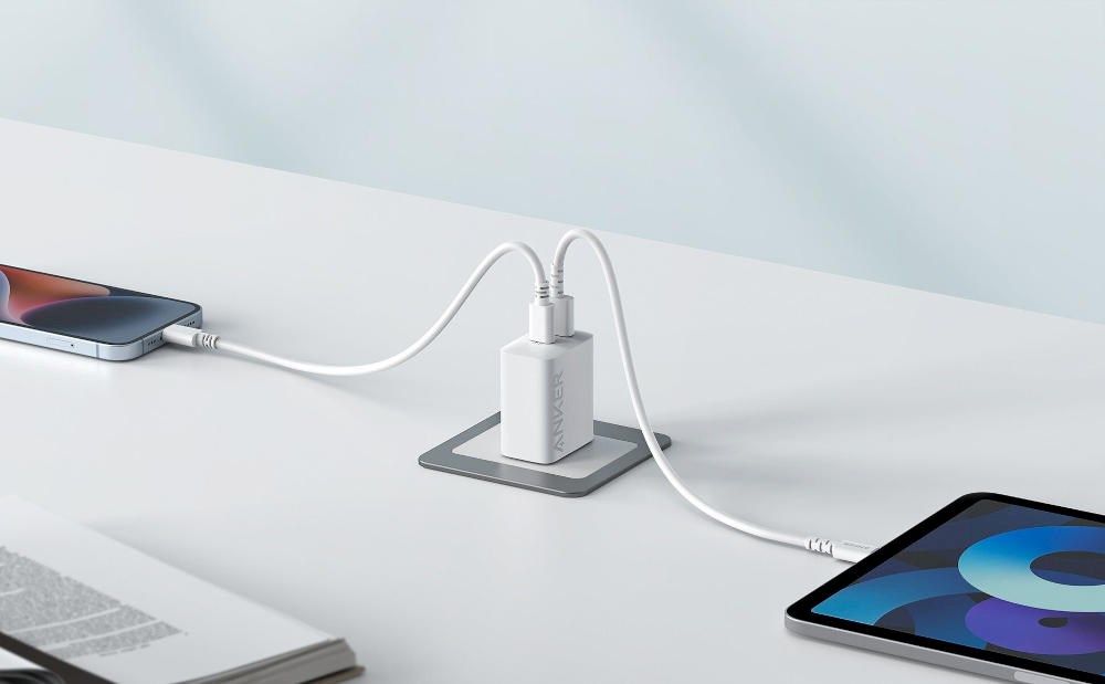 Ładowarka Anker 312 20W 1x USB-A 1x USB-C Biała_2