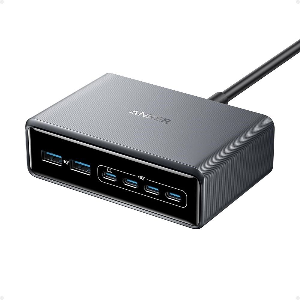 Ładowarka wieloportowa Anker Prime GaN 2x USB-A 4x USB-C PD 200W Czarna_5