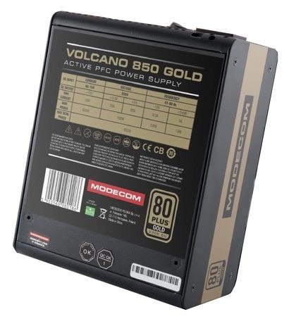 Modecom Volcano 850 Gold power supply unit 850 W ATX Black_5