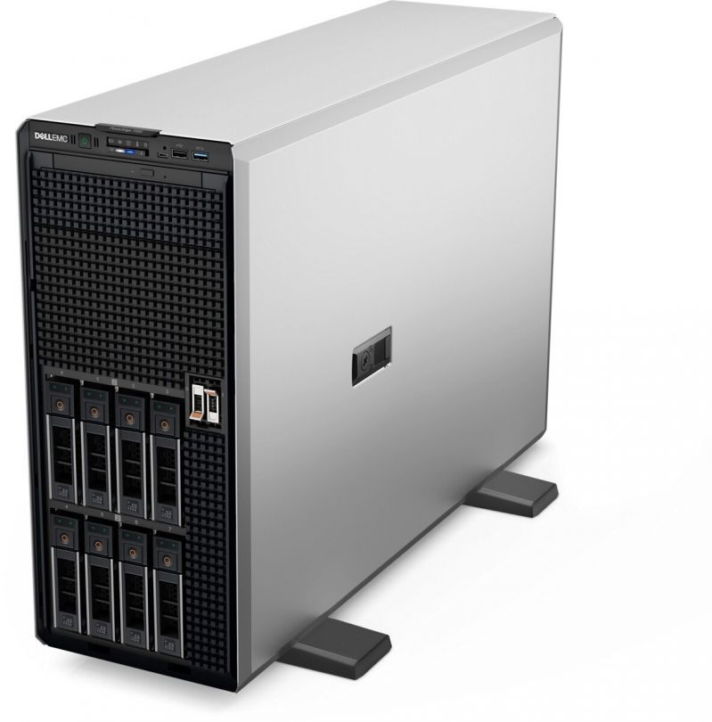 Dell PowerEdge T550 Tower Server,Intel Xeon 4310 2.1GHz(12C/24T),16GB 3200MT/s RDIMM,480GB SSD SATA RI(8x3.5