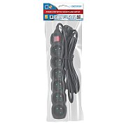 Esperanza ELK218K Power strip 6GN/3M Black_4