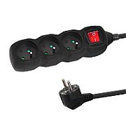 Esperanza ELK211K Power strip 3GN/3M Black_1