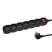 Esperanza ELK217K Power strip 6GN/1 5M Black_1