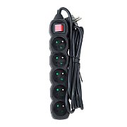 Esperanza ELK215K Power strip 5GN/3M Black_3