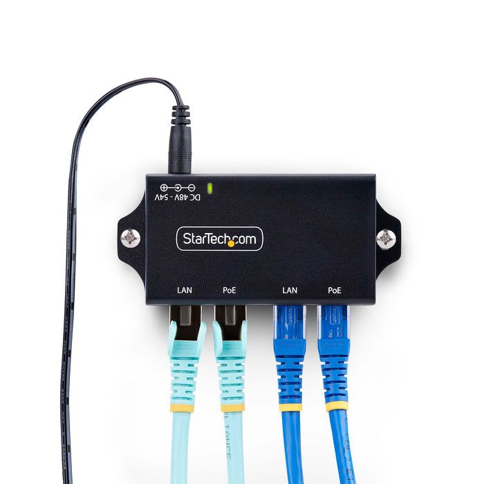 2-PORT GIGABIT POE INJECTOR/802.3AF/AT 10M/100M/1000M_2