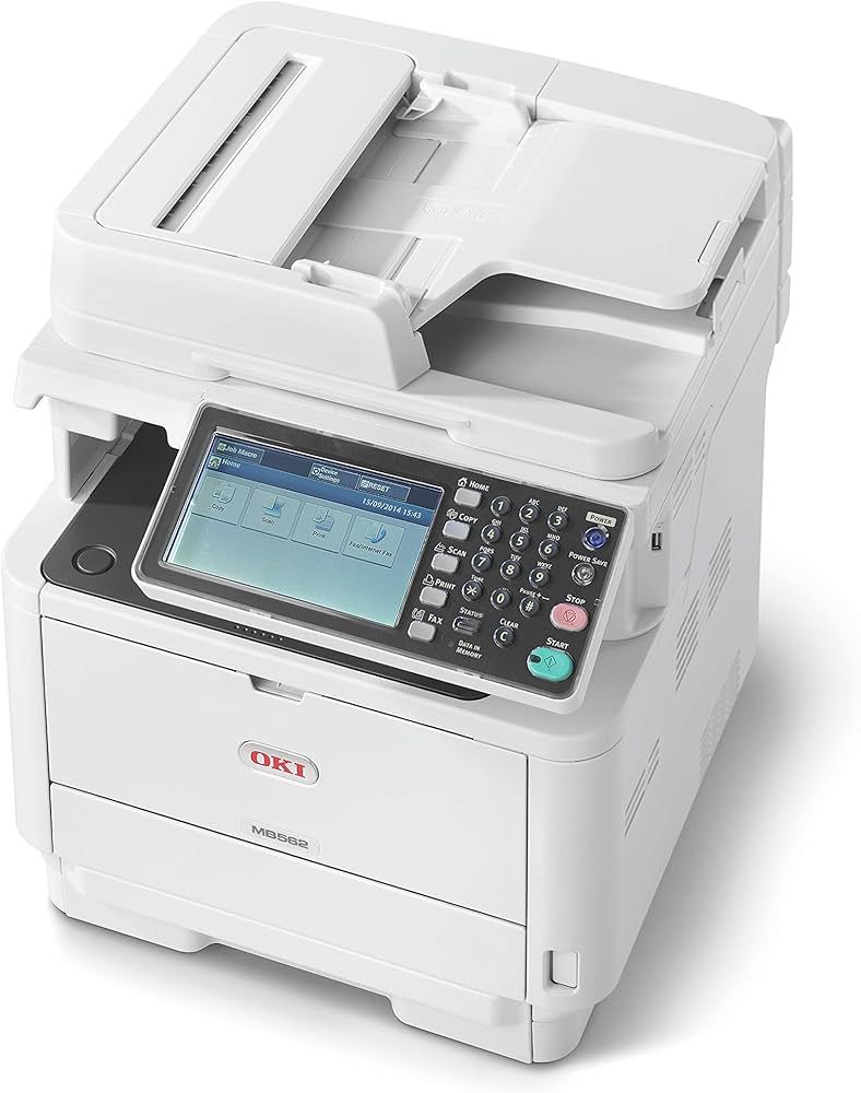 OKI MB562DNW copiator laser led monocrom, printer monocrom duplex A4  USB 2.0 + retea + wireless, scaner color A4, fax
 SCANARE, IMPRIMARE SI COPIERE  FATA-VERSO AUTOMATE_2