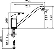 PYRAMIS ASALIA kitchen mixer 090921301 grey concrete_3