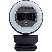 TERRA Webcam Halo mit LED-Lichtkranz (C1868pro) und Privatschieber Full-HD, Auto Focus, Stereo Mic, Privacy Slider_1