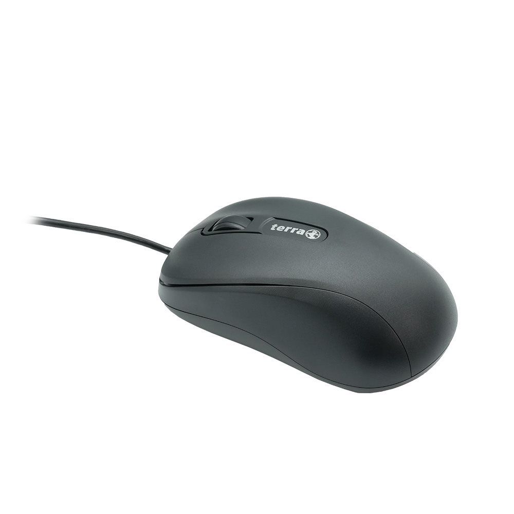 TERRA Mouse 1500 Corded USB black 3-Tasten, symmetrisch, kabelgebunden, 1,80m_2