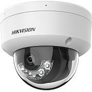 Camera de supraveghere IP Dome 2MP Smart Hybrid Light Hikvision DS-2CD1123G2-LIUF(2.8MM), lentila fixa 2.8mm, iluminare min: Color: 0.005 Lux @ (F1.6, AGC ON),B/W: 0 Lux cu IR 30m, microfon incorporat, slot card de memorie: alarma microSD/microSDHC/microSDXC card pana la 512 GB, alarma la_1