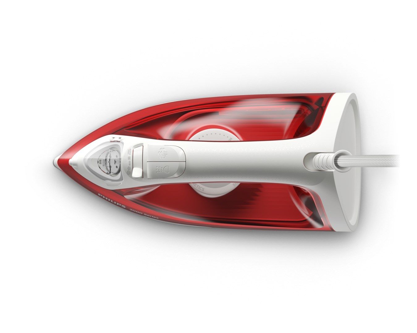 Philips Steam Iron DST 2010/40 Non-stick soleplate Red  White_6