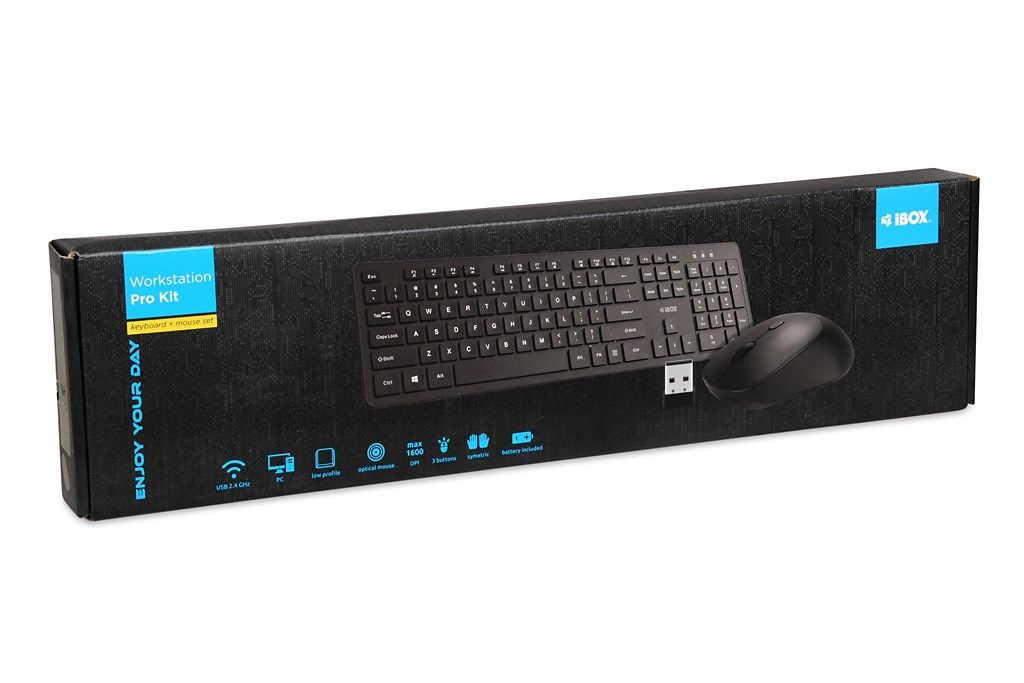 Wireless keyboard + mouse set iBOX Workstation Pro Kit_8