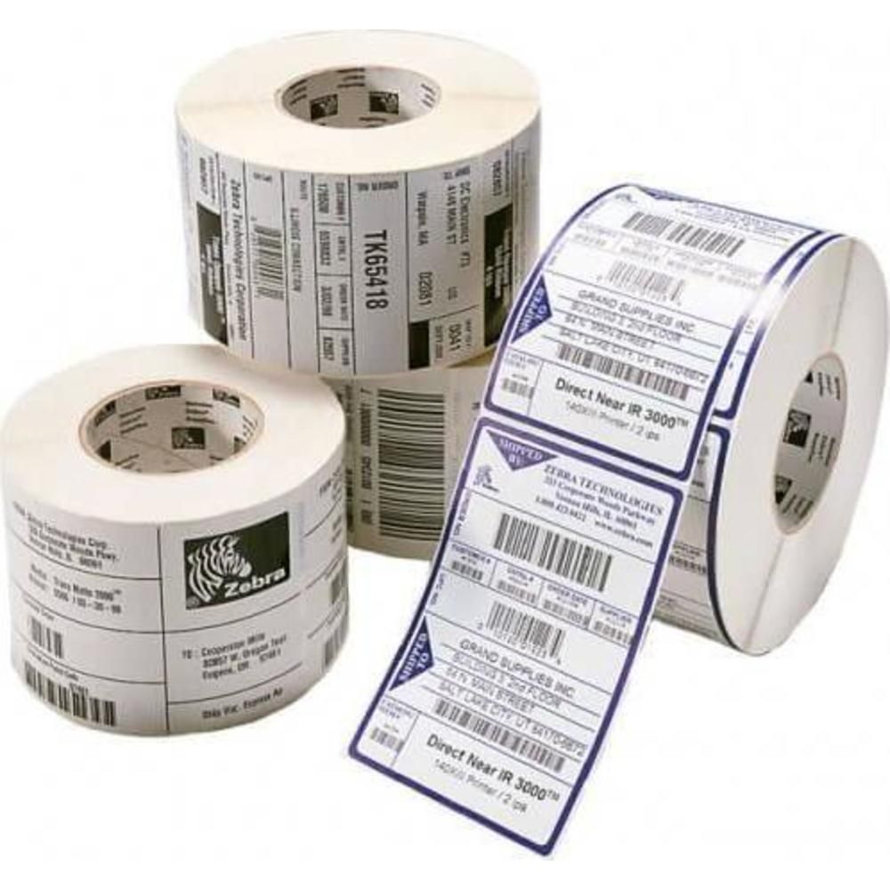 Label, Polyester, 51x10mm; Thermal Transfer, Z-ULTIMATE 3000T WHITE, Coated, Permanent Adhesive, 76mm Core_2