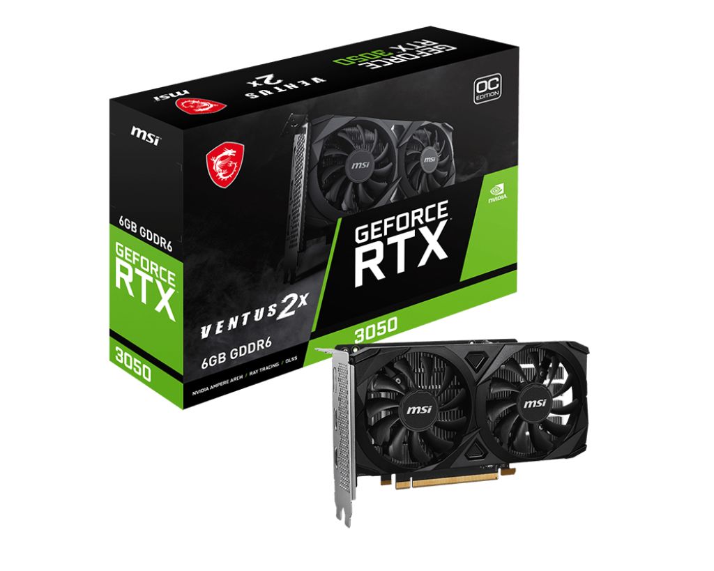 GeForce RTX 3050 VENTUS 2X E 6G OC, GDDR6, 96-bit, Negru_4