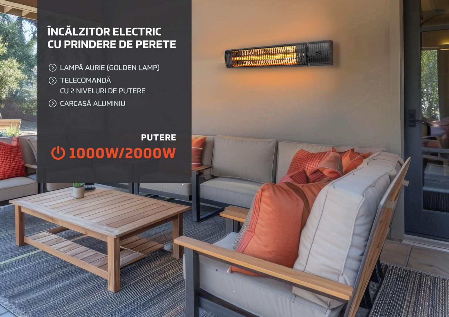 HEINNER Incalzitor electric cu prindere de perete 1000W/2000W_5