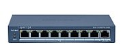 Switch 8 porturi POE Hikvision DS-3E1309P-EI(B), Smart Managed, 8 × 10/100M PoE ports,1 × Gigabit RJ45 port, PoE power budget 110W, maxim 30W per port, distanta transmisie 300 metri in modul extended, Switching capacity 3.6 Gbps, Packet forwarding 2.68 Mpps, material metal, dimensiuni: 170 mm × 27.6_1