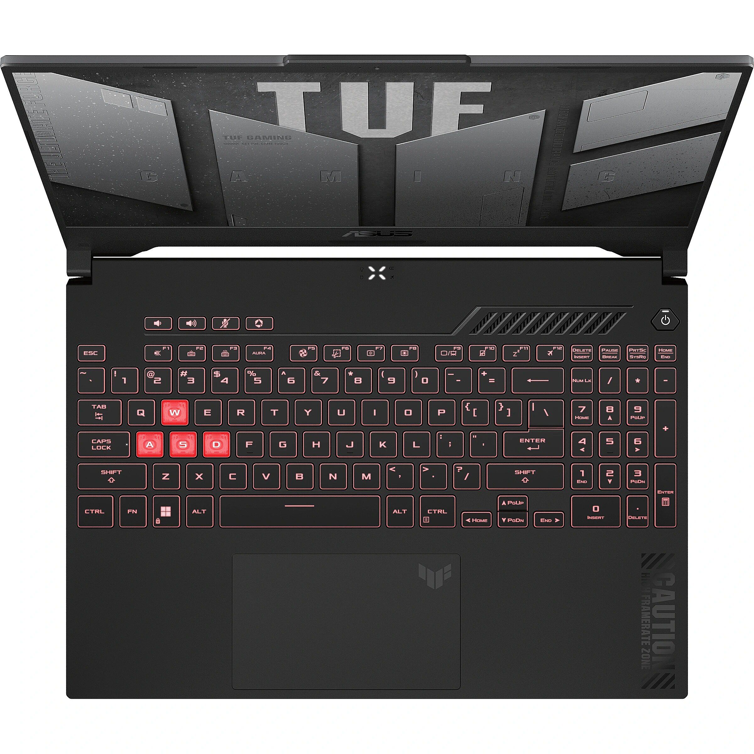 ASUS TUF Gaming A15 FA507NUR-LP016W Ryzen 7 7435HS 15 6 FHD 144Hz 250nits IPS-Level 16GB DDR5 4800 SSD512 GeForce RTX 4050 6GB Win11 Czarny_6