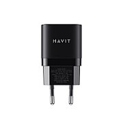 Havit USB-A+USB-C Charger UC30 EU (black)_1