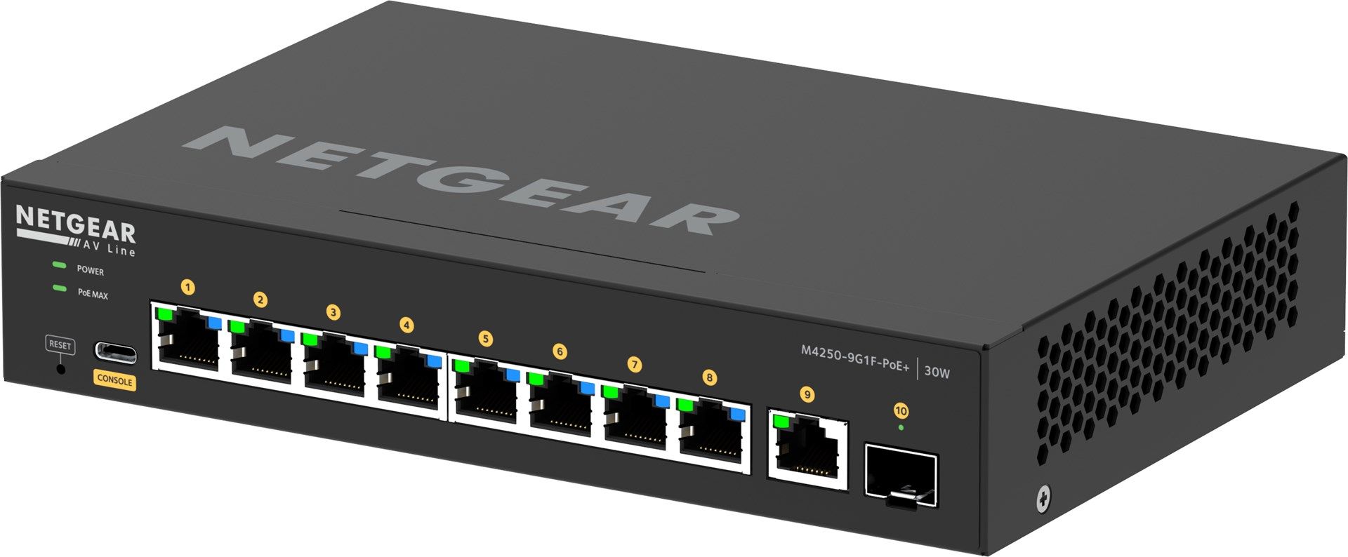 NETGEAR 8x1G PoE+ 110W 1x1G and 1xSFP Managed Switch_8