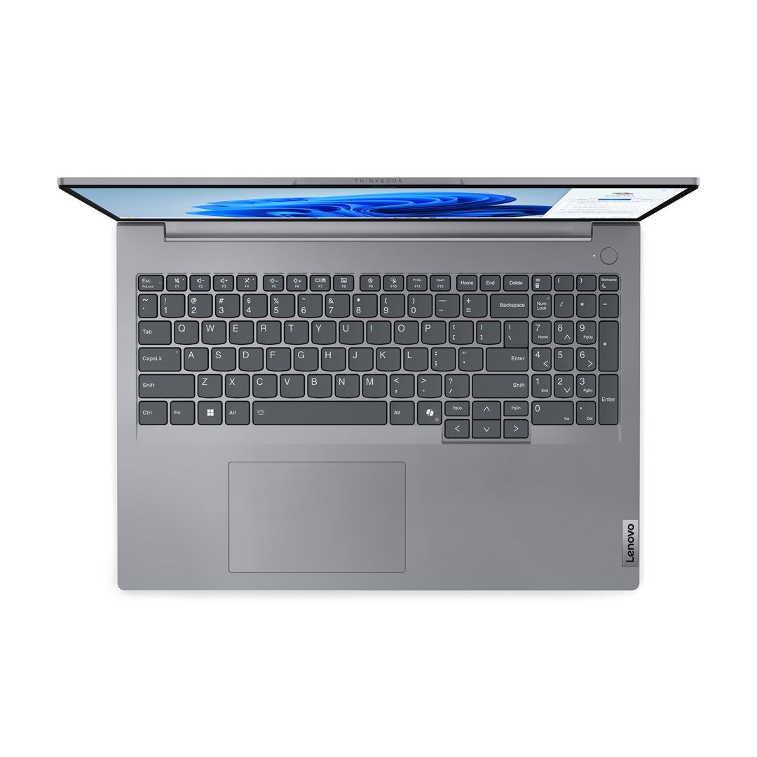 Lenovo ThinkBook 16 Intel Core Ultra 5 125U Laptop 40.6 cm (16 ) WUXGA 8 GB LPDDR5-SDRAM 512 GB SSD Wi-Fi 6E (802.11ax) Windows 11 Pro Grey_7