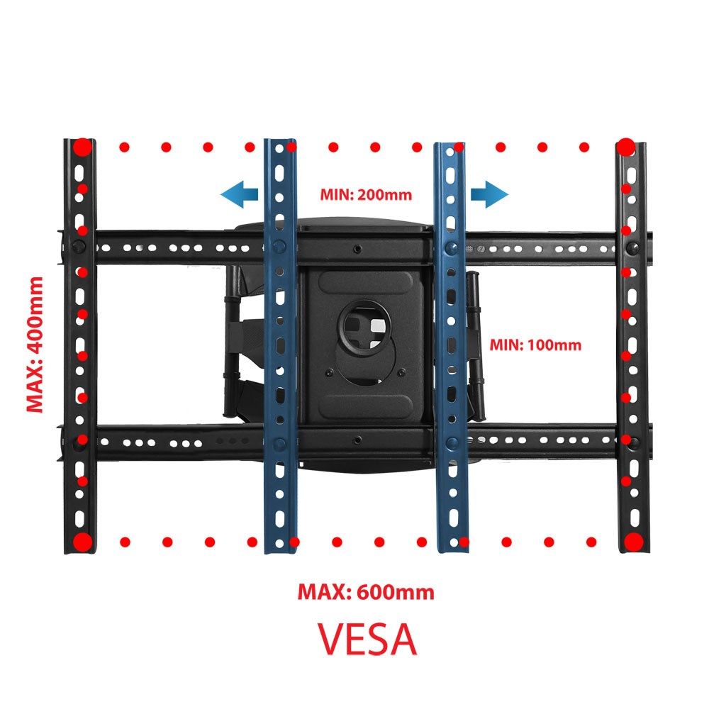 Esperanza ERW021 CRONOS 2.16 m (85 ) TV mount Black_4