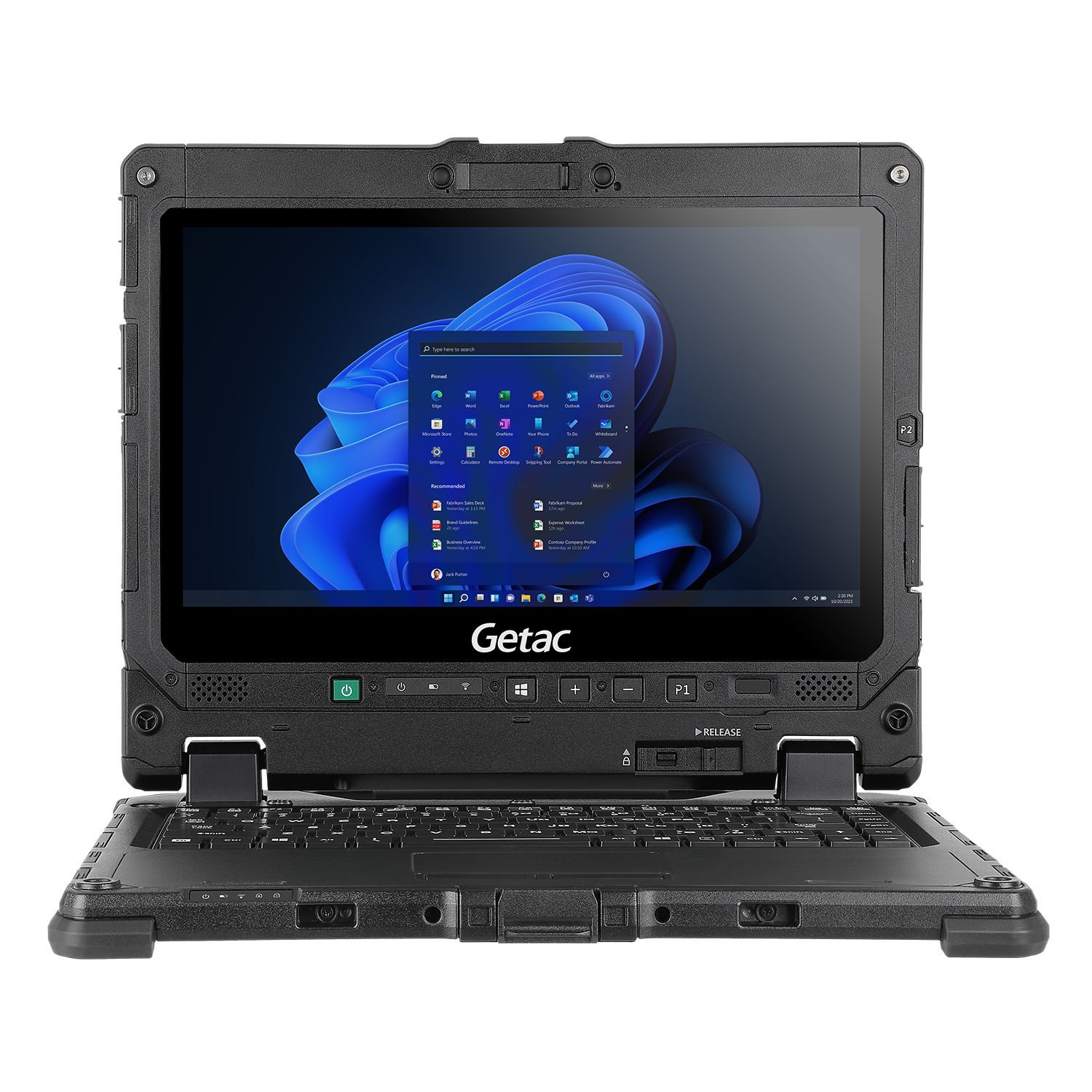 K120G2-R-Ex - i5-1135G7, w/ Webcam + K120-Ex Tablet Hard Handle, Win 11 Pro x64 with 16GB RAM, 256GB PCIe SSD_4