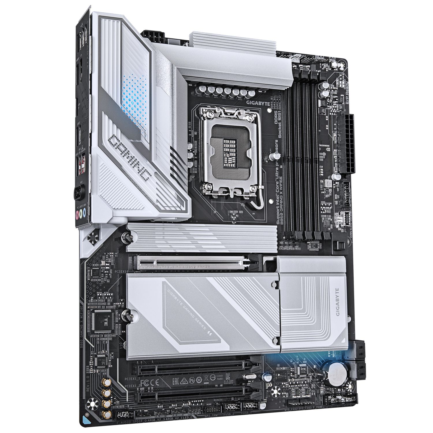 B860 GAMING X WIFI6E, LGA1851, DDR5, BT, ATX, Negru/Gri_2