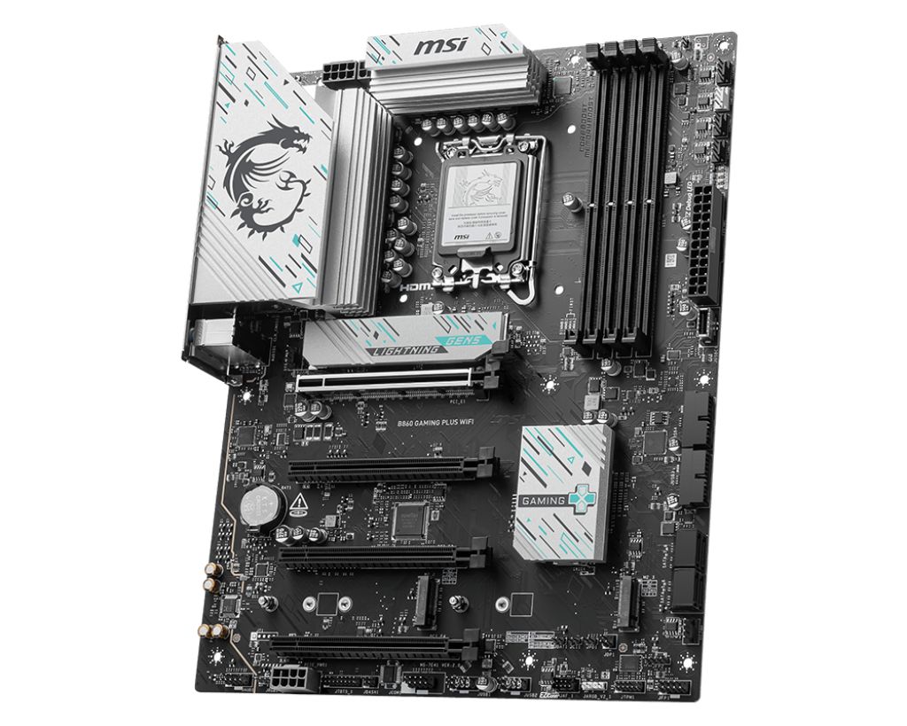 B860 GAMING PLUS WIFI, Socket 1851, DDR5, BT, ATX, Negru_2