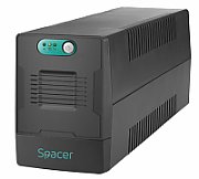 UPS Spacer Line Int.  fara management,  2000VA/  1200W, AVR, 4 x socket Schuko, indicatie status cu LED, 2 x baterie 12V/9Ah, bateria are 12 luni garantie, 