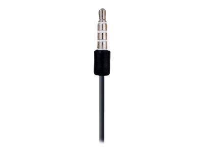 CASTI Gembird, cu fir, intraauriculare, pt smartphone, microfon pe fir, conectare prin Jack 3.5 mm, negru / albastru, 