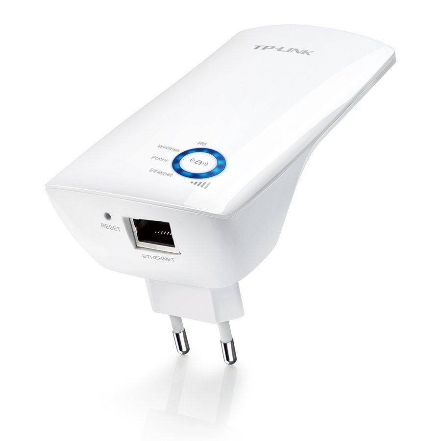 Wireless Range Extender TP-link, N300, Wall Plugged, 2.4GHz, 2 antene interne, 1 port LAN/WAN, Range extender button / Range extender mode, Atheros, 2T2R_4