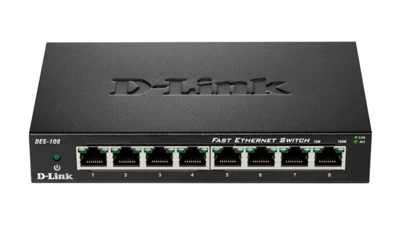 SWT 8*10/100 TX D-LINK DES-108/E_2