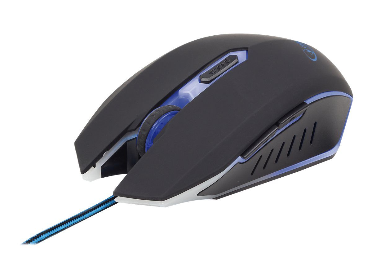 GEMBIRD MUSG-001-B Gembird gaming optical mouse 2400 DPI 6-button USB black with blue backlight_4