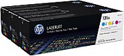 Toner HP LaserJet 131A U0SL1AM Color-Pack Tri-Pack Cyan/ Yellow/ Magenta_1