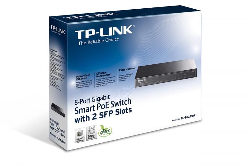 Switch TP-Link TL-SG2210P, 8 port, 10/100/1000 Mbps_4