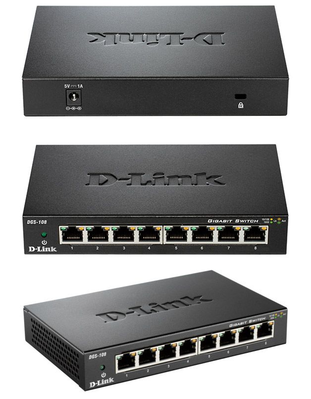 D-Link DGS-108 Black_5