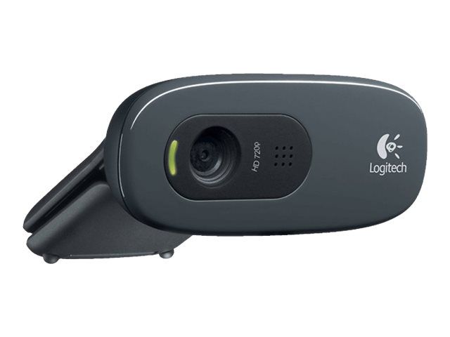 CAMERA  web LOGITECH C270, HD 720 rez 1280 x 720, USB 2.0, microfon, negru, 