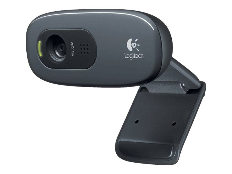 CAMERA  web LOGITECH C270, HD 720 rez 1280 x 720, USB 2.0, microfon, negru, 