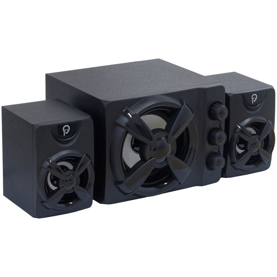 BOXE SPACER 2.1, RMS: 11W (2 x 3W + 5W), control volum, bass, 220V alimentare, black, 