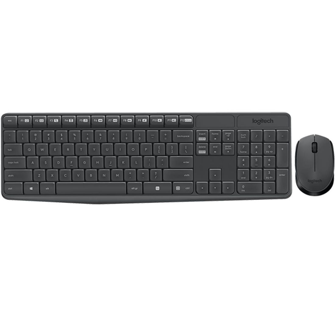 Logitech MK235 keyboard RF Wireless QWERTY US International Grey_3